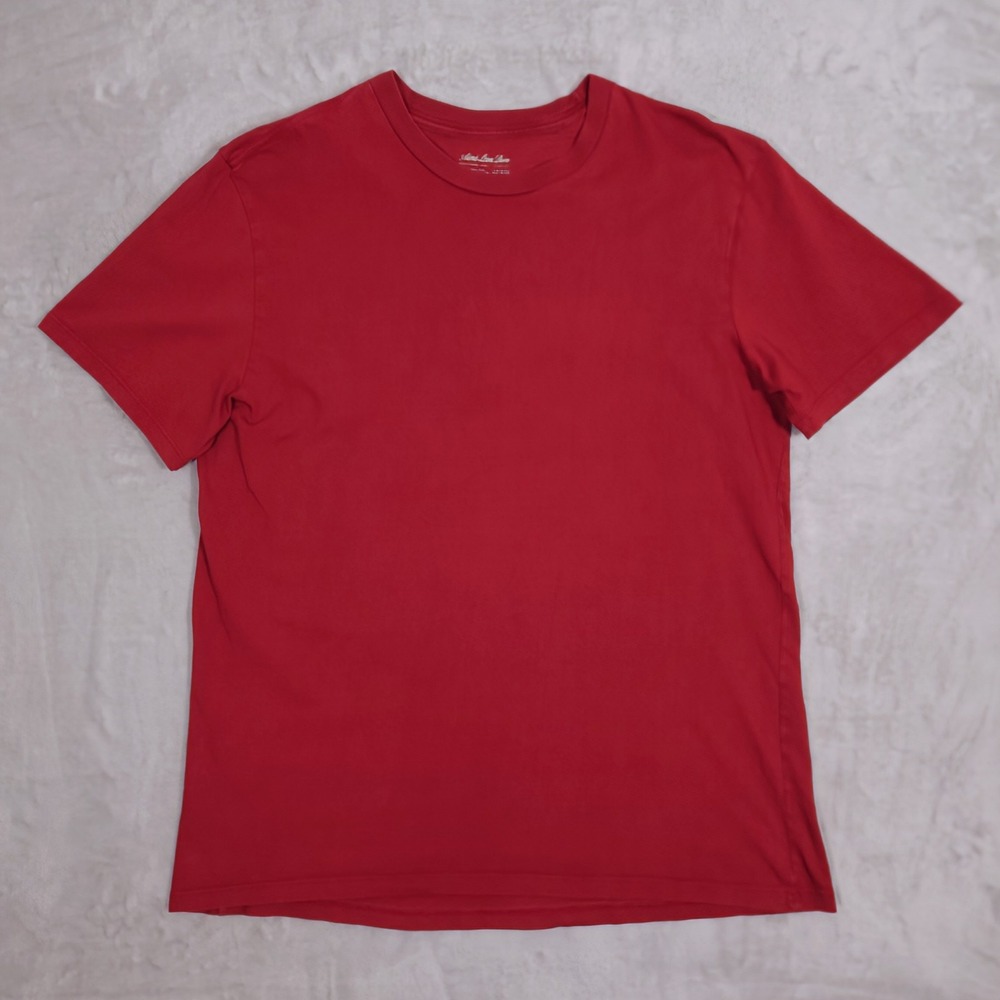 Aime Leon Dore T-Shirt Mens XL Faded Red Tee Blank Streetwear